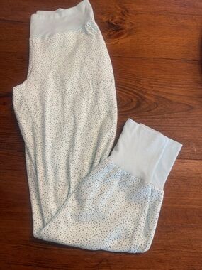 Jockey Light Blue Lounge Pants with Navy Dot Print
